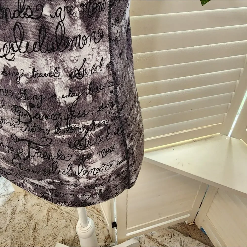 LULULEMON POWER Y TANK GRAY SIZE 6